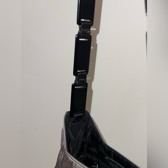 Prada Tessuto Nylon Shoulder Bag in Gunmetal | Authentic | Excellent Condition - Picture 8 of 11